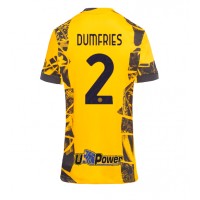 Inter Milan Denzel Dumfries #2 Replica Third Shirt Ladies 2024-25 Short Sleeve